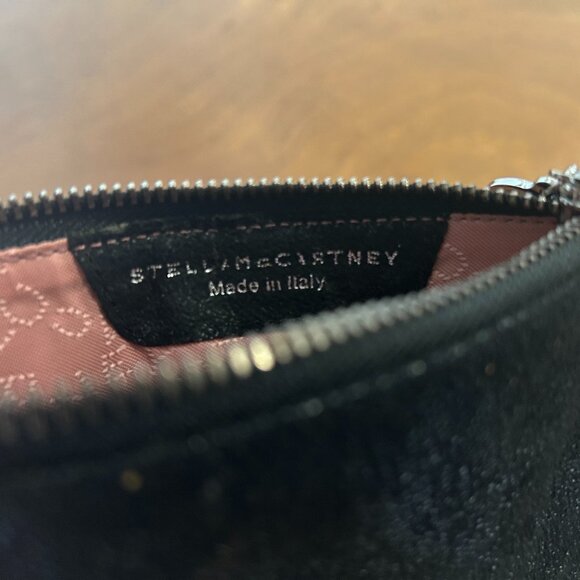 Stella McCartney Black Wallet Pouch - Picture 4 of 7